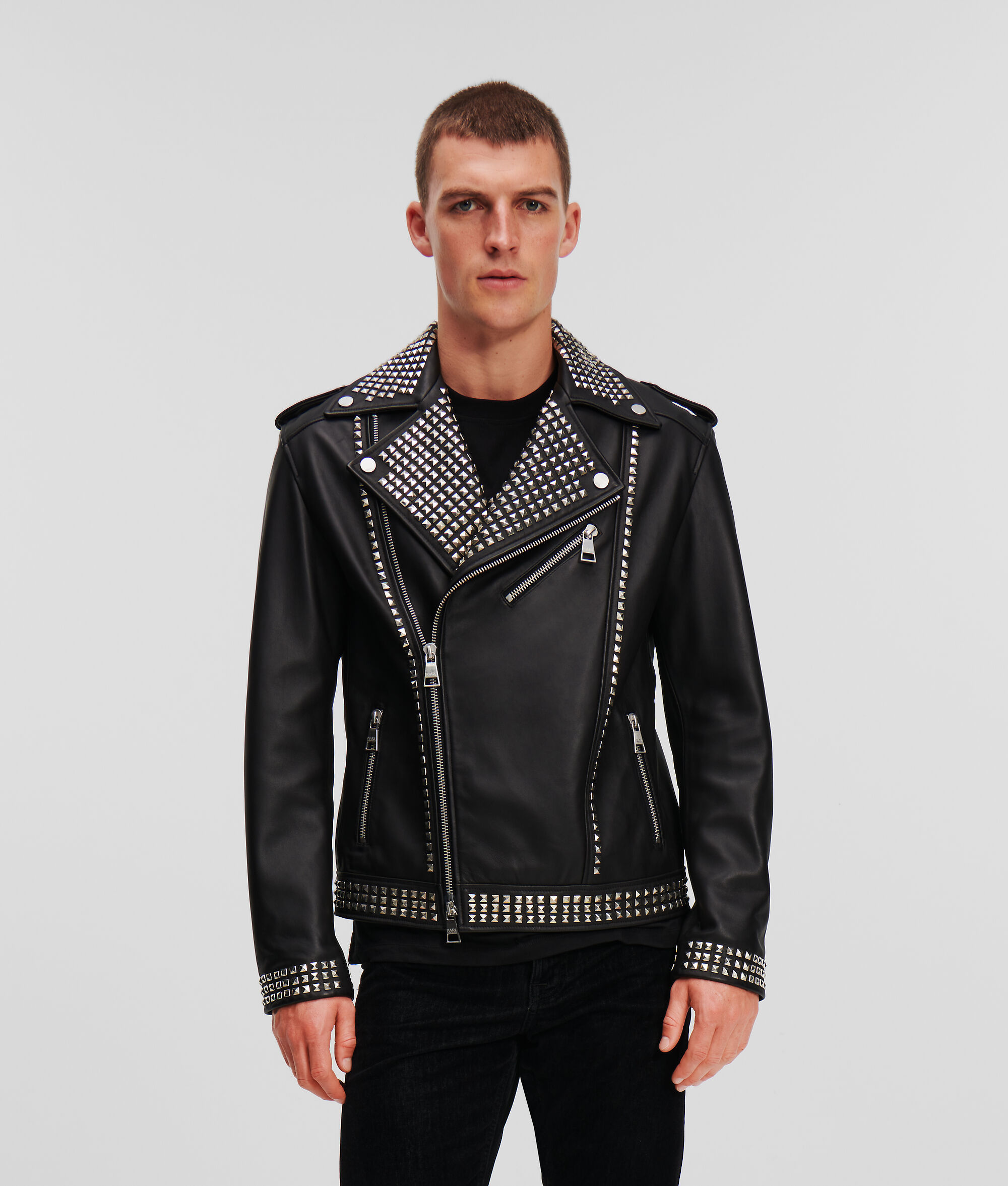 (image for) Ingenious STUDDED LEATHER JACKET HANDPICKED BY HUN KIM